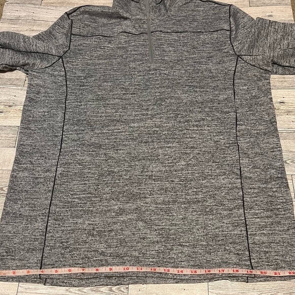 Swiss Tech Designer Long Sleeve 1/4 Zip Gray Pullover Sweater Mens Large(42-44) - Picture 4 of 11